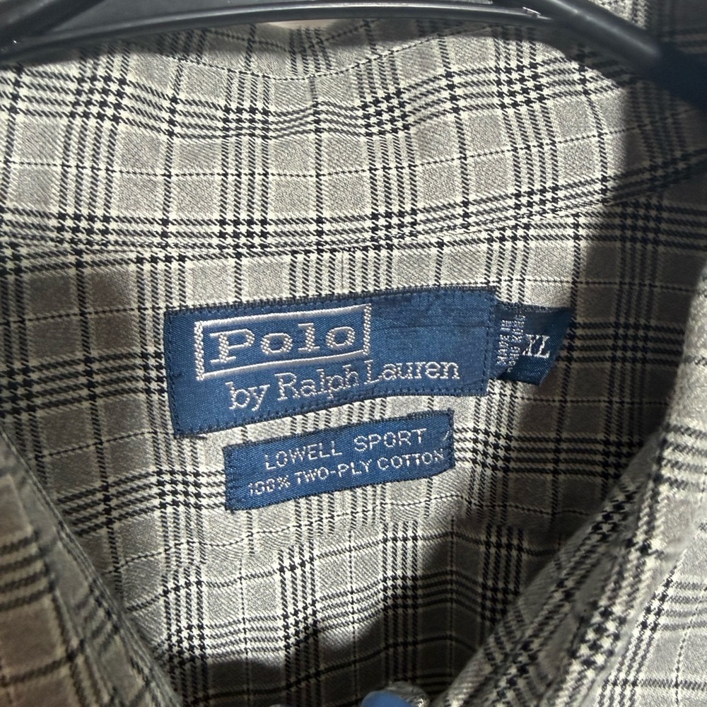 Ralph Lauren Lowell Sport 2 Ply Cotton Button Up Shirt 2XL - Picture 3 of 4